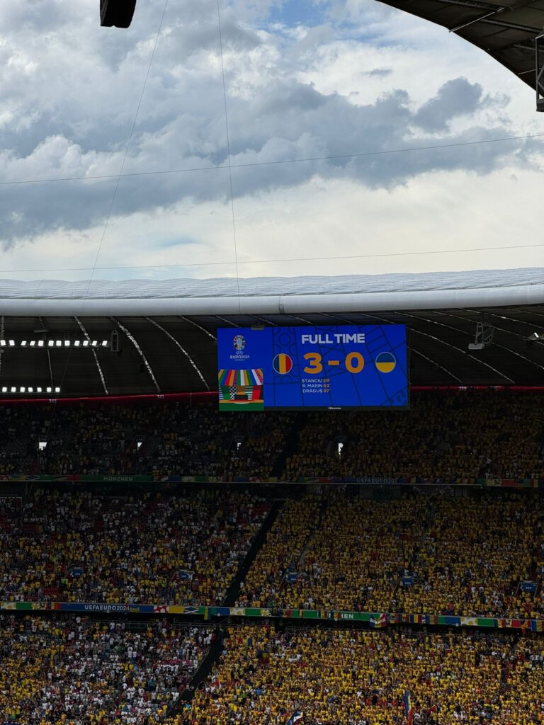 Scor final - România-Ucraina - 3-0